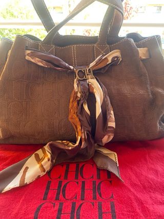 Bolso Carolina Herrera Marrón Original
