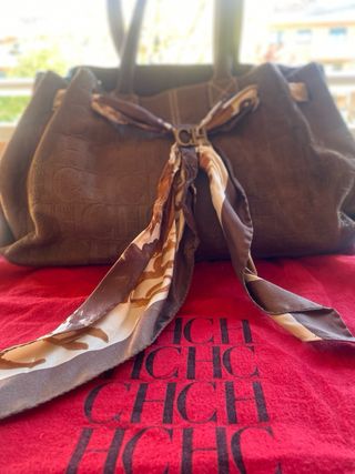 Bolso Carolina Herrera Marrón Original