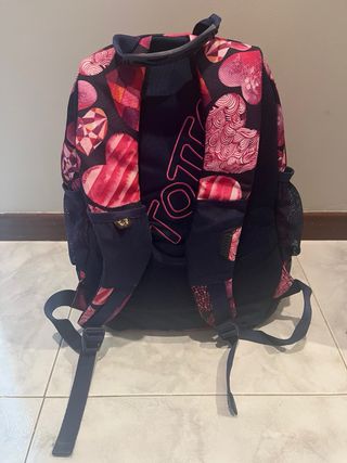 Mochila Totto Corazones Rosa