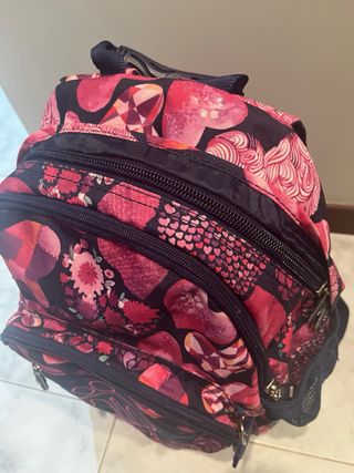 Mochila Totto Corazones Rosa