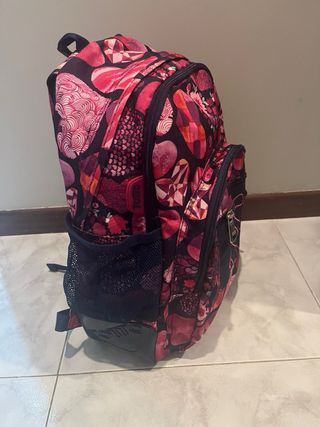 Mochila Totto Corazones Rosa