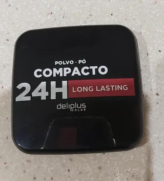 Caja vacía de polvo compacto con espejo