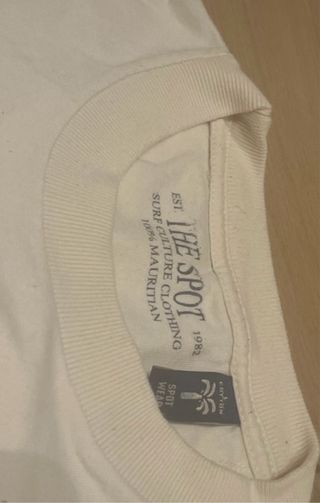Camiseta Vintage The Spot Blanca Talla S