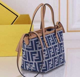 Bolso Fendi Azul y Marrón