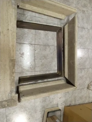 Piezas chimenea mármol clásica Pío