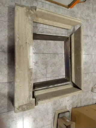 Piezas chimenea mármol clásica Pío