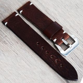 Correas de reloj artesanales en cuero 18–26 mm