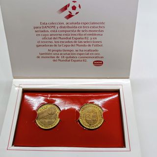 Colección Monedas Conmemorativas Mundial 82