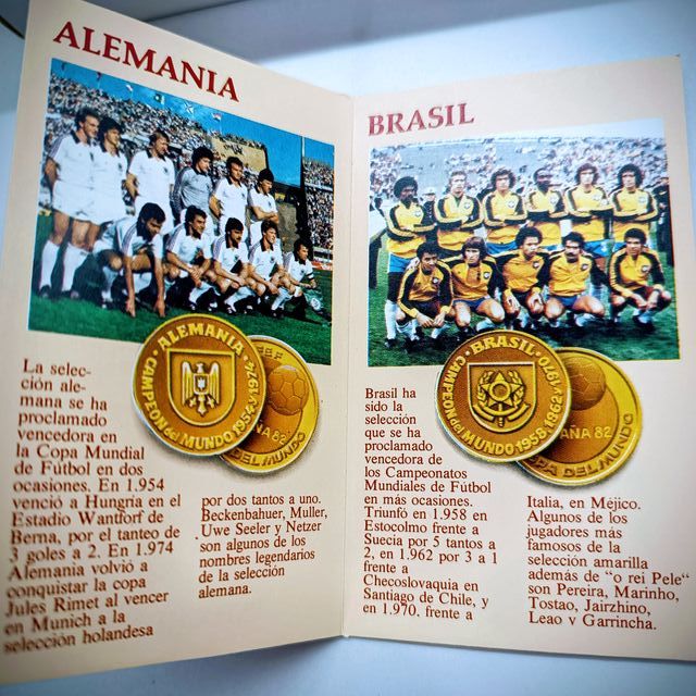Colección Monedas Conmemorativas Mundial 82