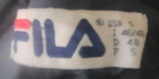 Giubbotto Puffer Fila Nero Taglia 46/48