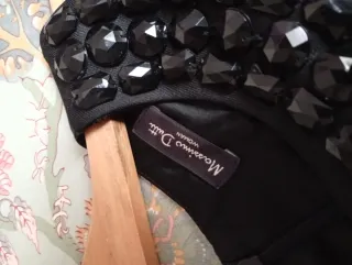 Vestido joya negro para ocasión especial