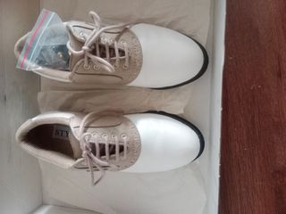 Zapatos de Golf STYLO Beige/Blanco