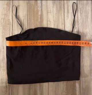 Top negro Stradivarius Talla XS