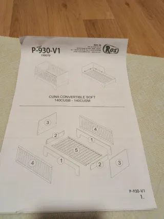 Maxi cuna con colchón y más