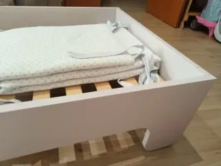 Cuna cama con colchón y más