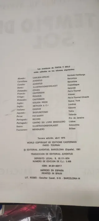 Tintín el templo del sol