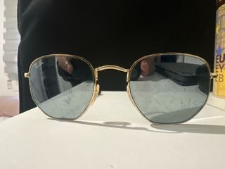 Gafas Ray-Ban Hexagonal Azul Dorado