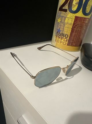 Gafas Ray-Ban Hexagonal Azul Dorado