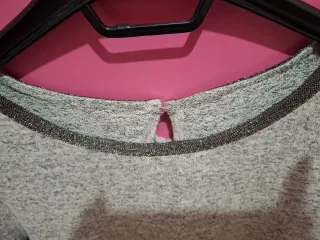 Jersey Naf Naf mujer gris