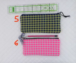 Estuche cuadros Vichy