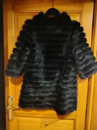 Abrigo de pelo natural viso