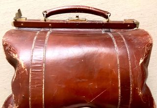 Maletín Doctor Vintage Piel Marrón