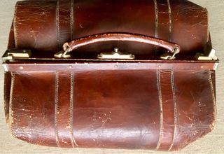 Maletín Doctor Vintage Piel Marrón