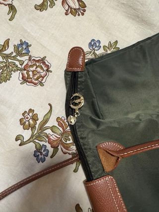 Bolso Longchamp Verde Plegable