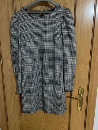 Vestido cuadros corto Talla XS