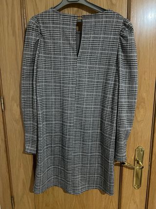 Vestido cuadros corto Talla XS