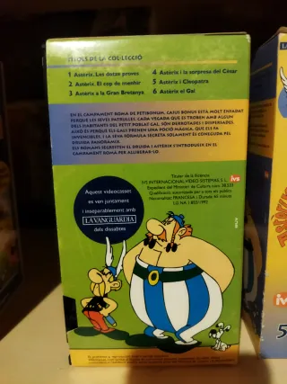 Colección 6 VHS Asterix (Español)