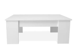 Mesa Centro Elevable Nyana Home Blanca