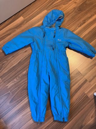 Mono de esquí azul para niño/niña