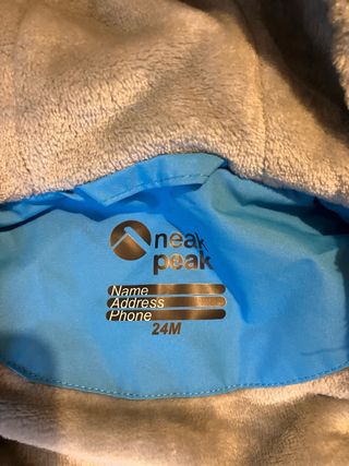 Mono de esquí azul para niño/niña