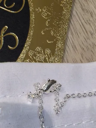 Collar Pandora Corazón Rojo y Plata