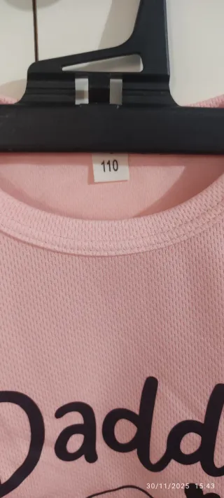 T-shirt bimba Daddy + Me