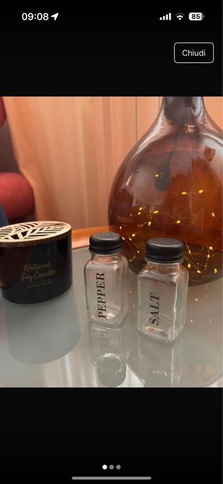 Set Sale e Pepe in vetro