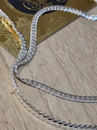 Cadena Plata Ley 925 Hombre