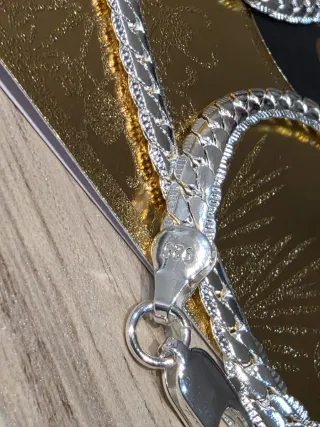 Cadena Plata Ley 925 Hombre