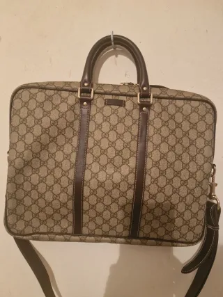 Maletín Gucci Supreme Original Beige/Marrón
