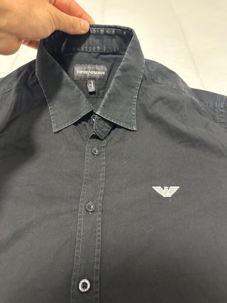 Camisa Emporio Armani Negra Talla L