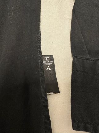 Camisa Emporio Armani Negra Talla L