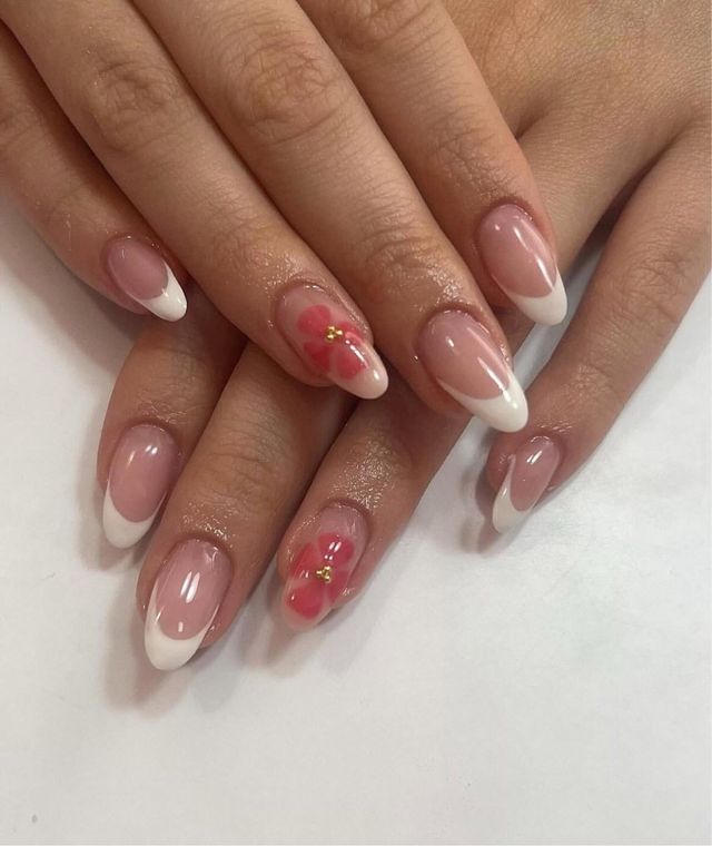 puesta de uñas