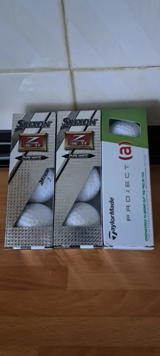 Bolas de Golf Titleist Pro V1x Srixon TaylorMade