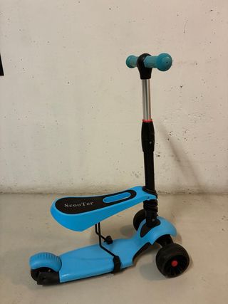 Patinete 3 Ruedas Yoleo Niños 3-en-1 Azul