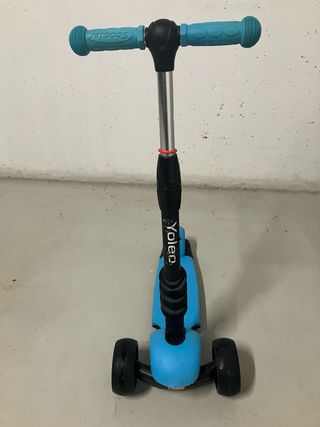 Patinete 3 Ruedas Yoleo Niños 3-en-1 Azul