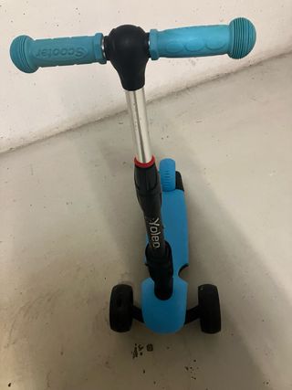 Patinete 3 Ruedas Yoleo Niños 3-en-1 Azul