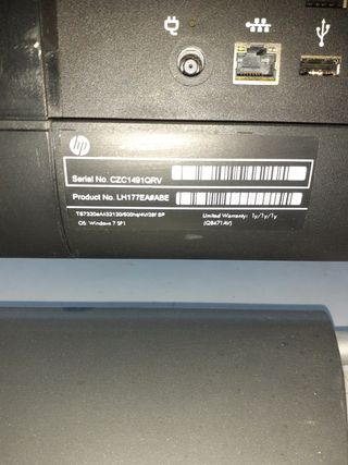 All in One HP Ordenador Táctil ideal para tpv