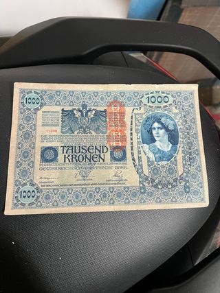 20 Billetes 1000 Kronen Austria-Hungría 1902