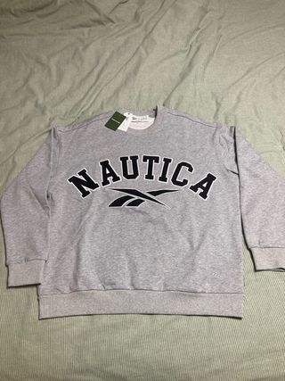 Sudadera Reebok x Nautica Gris